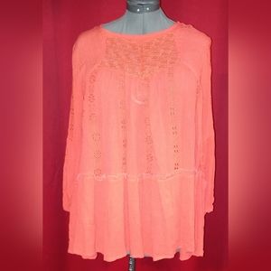 Adiva 3/4 sleeve bohemian top